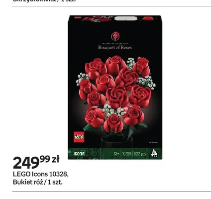 Klocki LEGO Icons 10328 Bukiet róż promocja w Empik