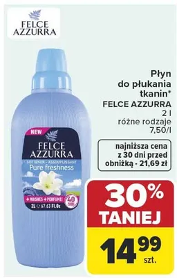 Płyn do płukania tkanin Felce Azzurra promocja w Carrefour Market