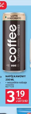 Napój kawowy Oshee Coffee Vitamin promocja w Selgros