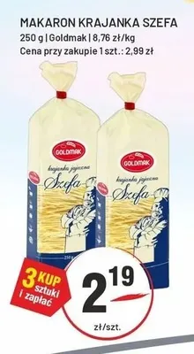Makaron Krajanka Szefa Goldmak promocja w Sedal