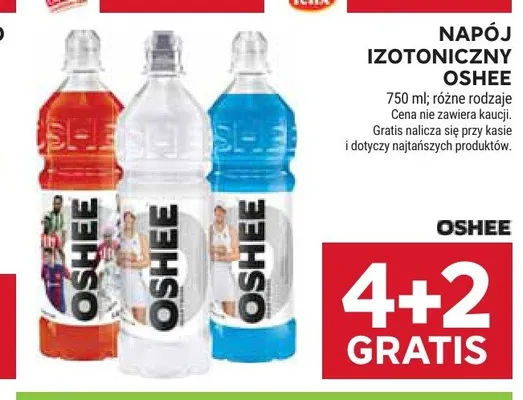 Napój izotoniczny Oshee promocja w Stokrotka