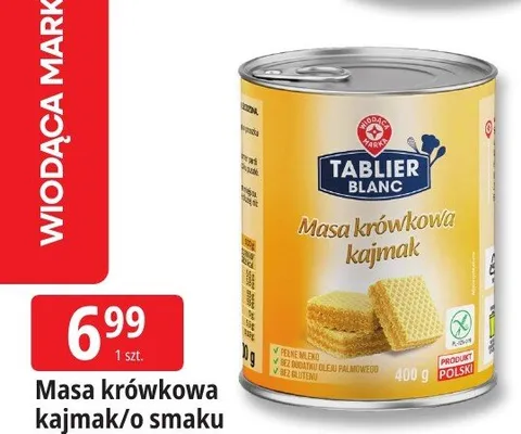 Masa krówkowa o smaku czekoladowym Tablier Blanc promocja w Leclerc