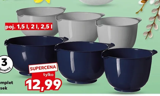 Komplet misek 3 szt. promocja w Kaufland
