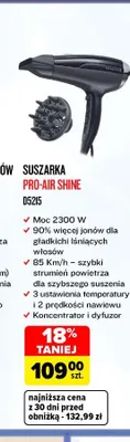 Suszarka Pro-Air Shine D5215 Remington promocja w Carrefour