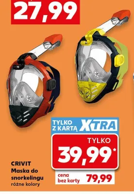 Maska do snorkelingu Crivit promocja w Kaufland