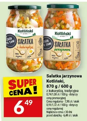 Sałatka jarzynowa z kukurydzą tradycyjna promocja w Twój Market