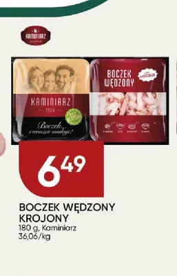 Boczek wędzony krojony Kaminiarz promocja w Chata Polska
