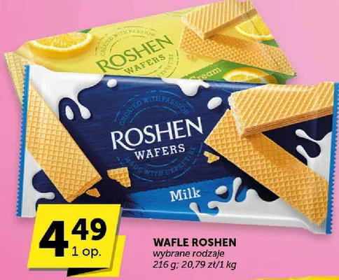 Wafle wybrane rodzaje promocja w Groszek
