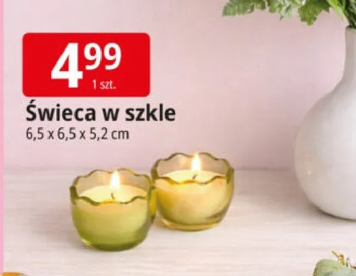 Świeca w szkle promocja w Leclerc