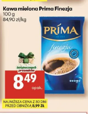 Kawa mielona Prima Finezja promocja w Delikatesy Centrum