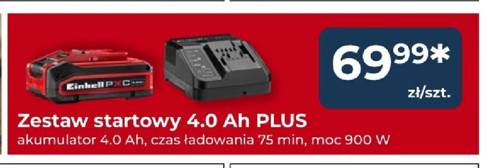 Zestaw startowy Einhell 4,0Ah PLUS promocja w PSB Mrówka