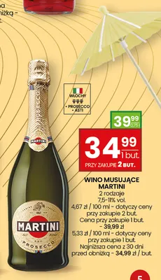 Wino musujące Martini Asti promocja w Twój Market