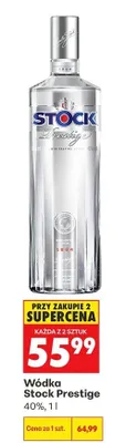 Wódka Stock Prestige promocja w Biedronka