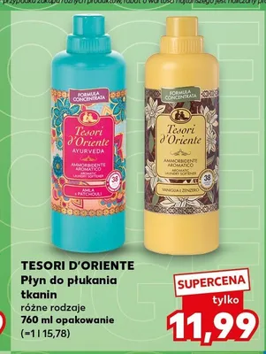 Płyn do płukania tkanin Tesori d'Oriente promocja w Kaufland