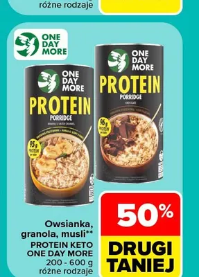 Owsianka proteinowa czekoladowa One Day More promocja w Carrefour