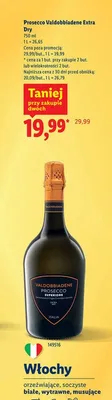 Prosecco Extra Dry promocja w Lidl