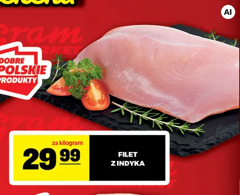 Filet z indyka promocja w Gram Market