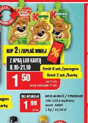 Mus Tymbark promocja w Chorten