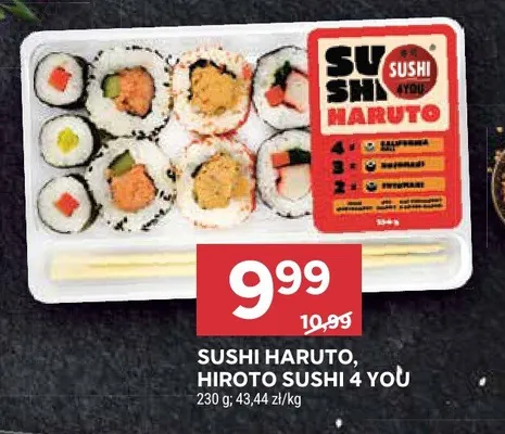 Sushi Haruto, Hiroto Sushi 4 You promocja w Stokrotka