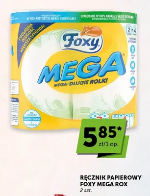 Ręcznik papierowy Foxy Mega Rox promocja w Groszek