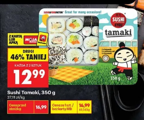 Sushi Tamaki Sushi 4You promocja w Biedronka