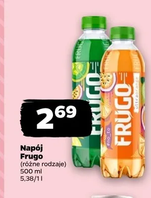 Napój Frugo pomarańczowe promocja w Netto