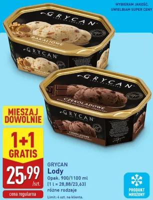 Lody Grycan promocja w Aldi
