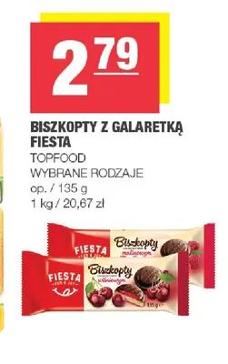 Biszkopty z galaretką Fiesta promocja w SPAR