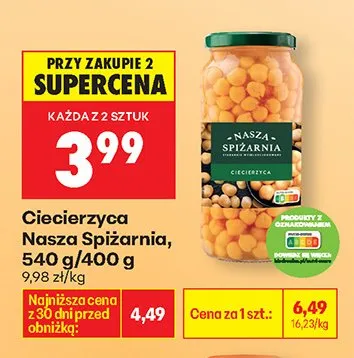 Ciecierzyca promocja w Biedronka