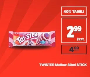 Lody na patyku Twister Mellow Algida promocja w API Market
