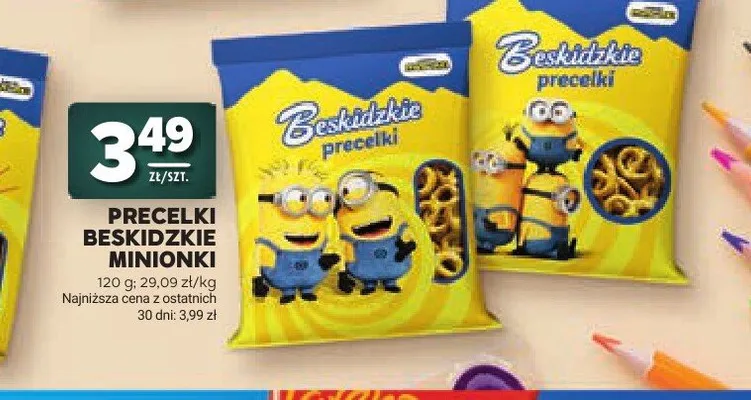 Precelki Beskidzkie Minionki promocja w Stokrotka