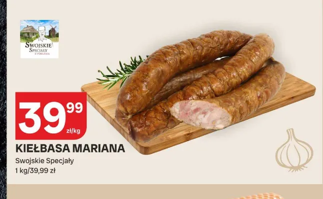 Kiełbasa Mariana Swojskie Specjały promocja w Chorten
