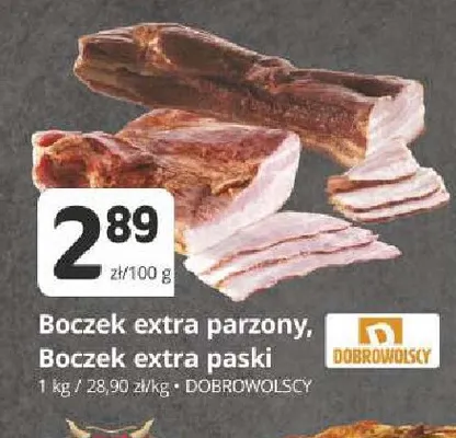 Boczek extra paski Dobrowolscy promocja w Marketvita
