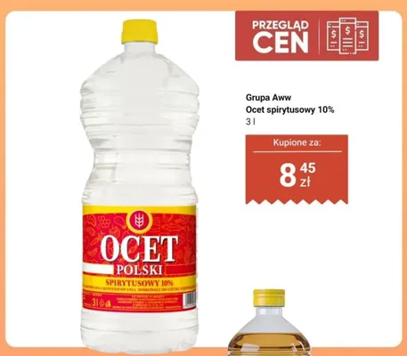Ocet spirytusowy 10% Ocet Polski promocja w Dino