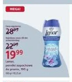 Perełki zapachowe do prania Lenor promocja w Rossmann