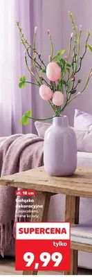 Gałązka dekoracyjna z jajeczkami różne kolory promocja w Kaufland