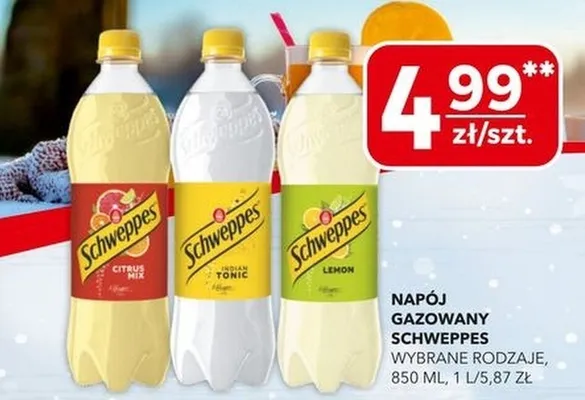 Napój gazowany Schweppes promocja w Top Market