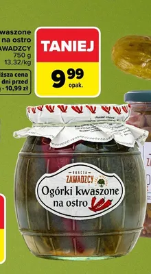 Ogórki kwaszone na ostro Bracia Zawadzcy promocja w Carrefour