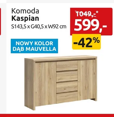 Komoda Kaspian promocja w Black Red White