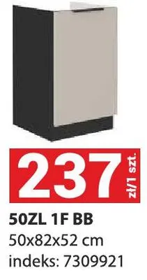 Szafka kuchenna 50ZL 1F BB promocja w Merkury Market