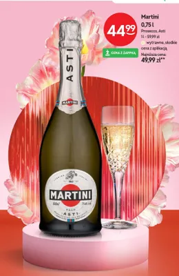 Wino musujące Prosecco, Asti 0.75l promocja w Żabka