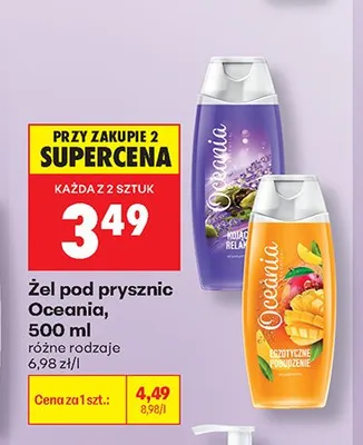 Żel pod prysznic Oceania Egzotyczne Pobudzenie promocja w Biedronka