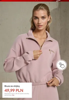 Bluza ze stójką promocja w Sinsay
