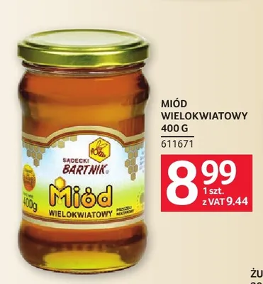 Miód wielokwiatowy Sądecki Bartnik promocja w Selgros