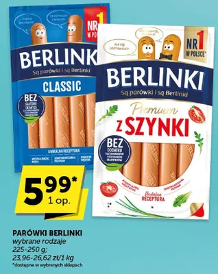 Parówki wybrane rodzaje promocja w ABC