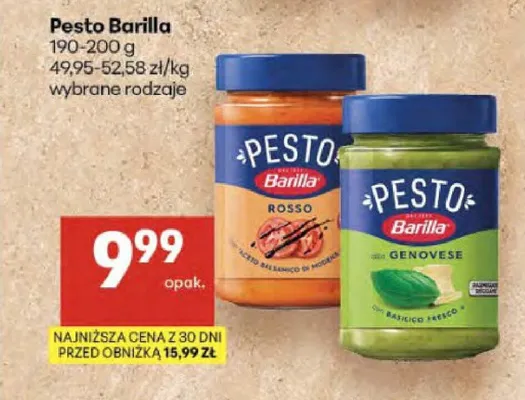Pesto Barilla promocja w Delikatesy Centrum