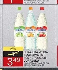 Woda smakowa Jurajska 1,5l promocja w Wafelek