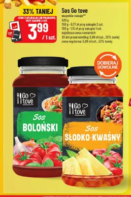 Sos słodko-kwaśny Go tove promocja w POLOmarket