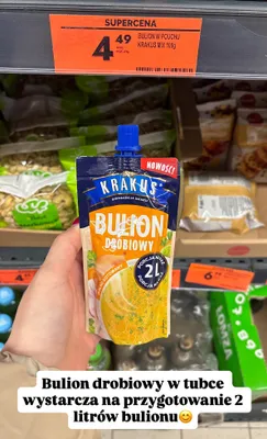 Bulion drobiowy w tubce promocja w Biedronka