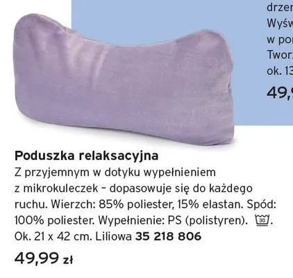 Poduszka relaksacyjna promocja w Tchibo